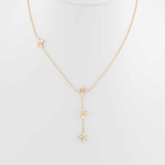 Fleurish Jewelry Jewelry - MOP Flower Y Necklace